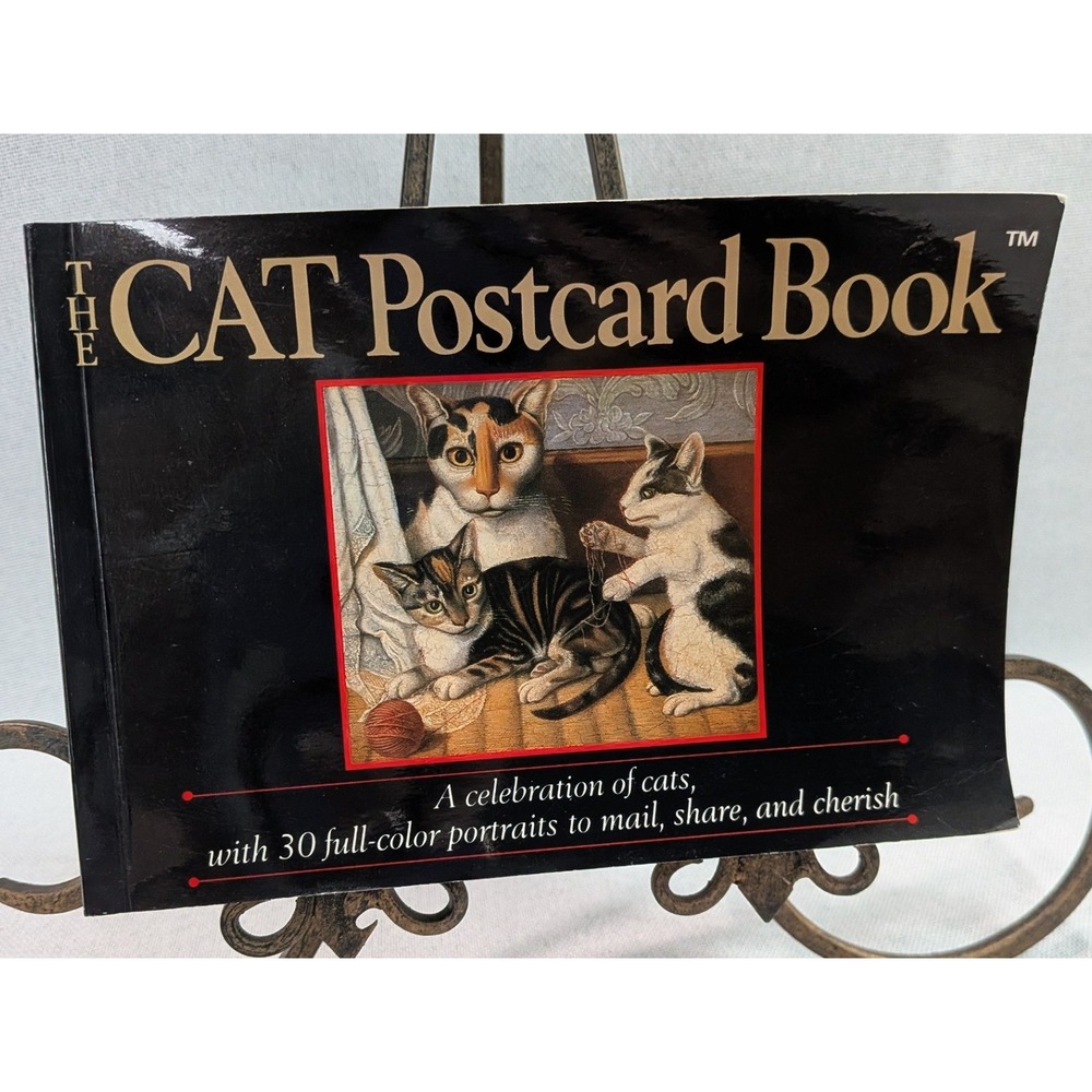 Running Press The Cat Postcard Book Unisex OS Black Excellent 30 Art Portraits